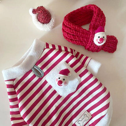 Christmas Dog Clothing Set